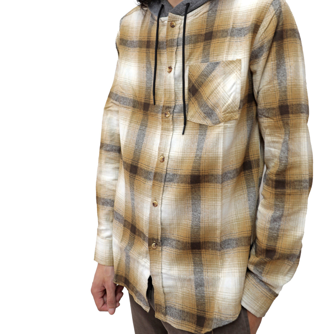 BRAKEMAN FLANNEL SHIRT W/ HOODIE