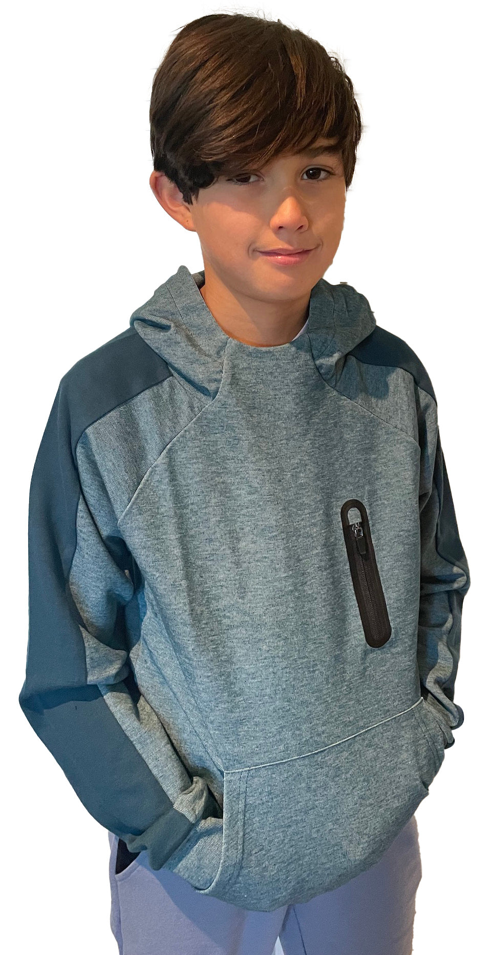 JAXON TECHIE FLEECE PULLOVER HOODIE - BOYS