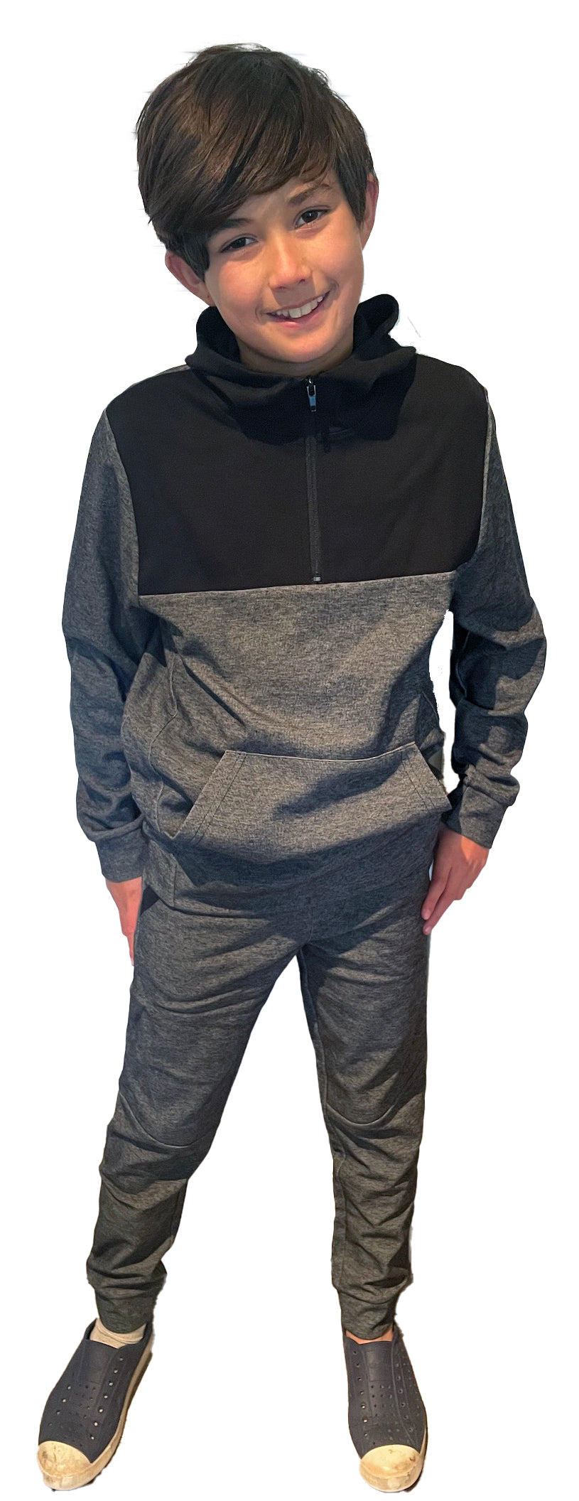 ZAVIER ZIP PULLOVER - TECH FLEECE - BOYS