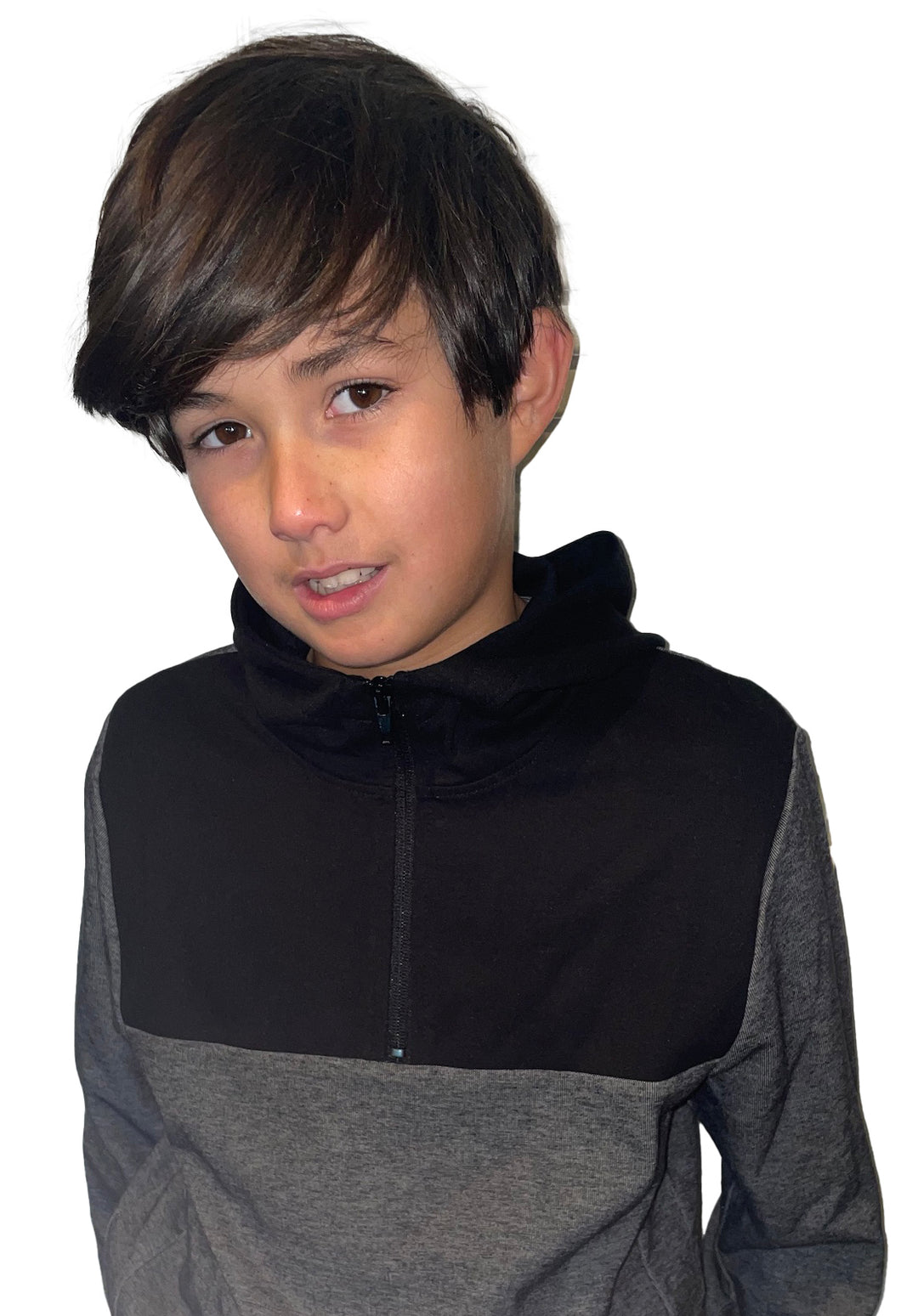 ZAVIER ZIP PULLOVER - TECH FLEECE - BOYS