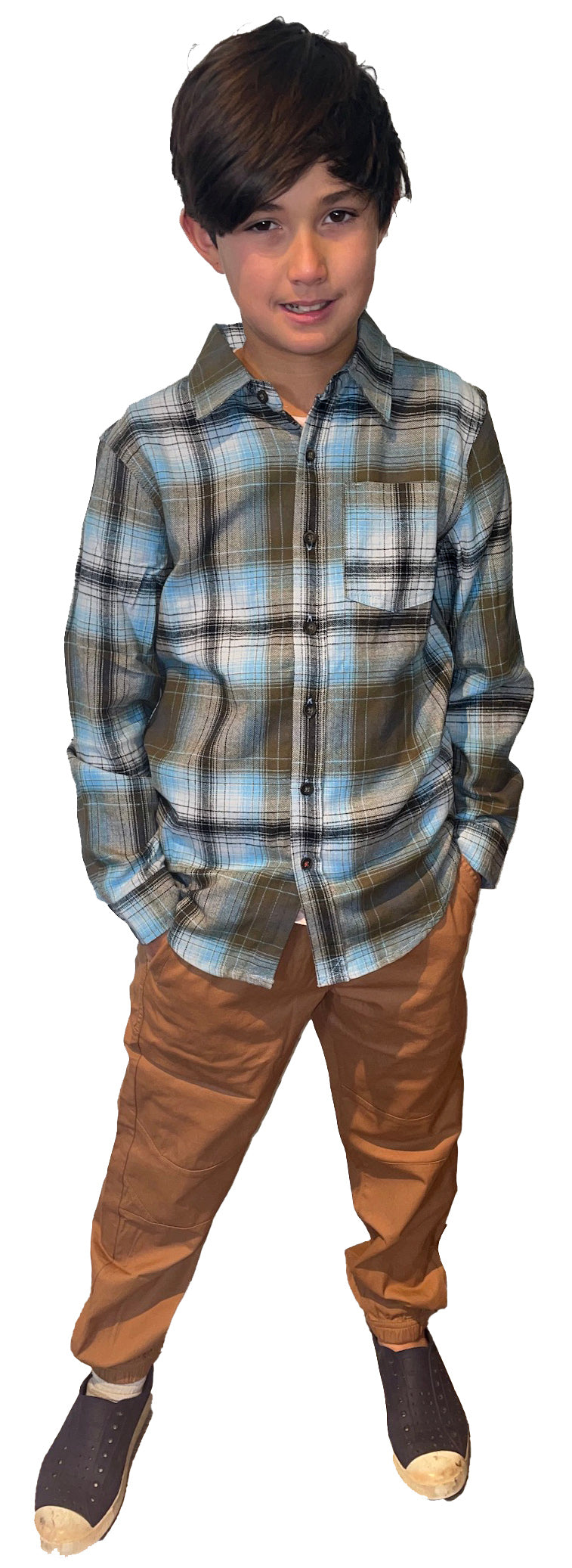 ROSSFORD FLANNEL SHIRT -BOYS