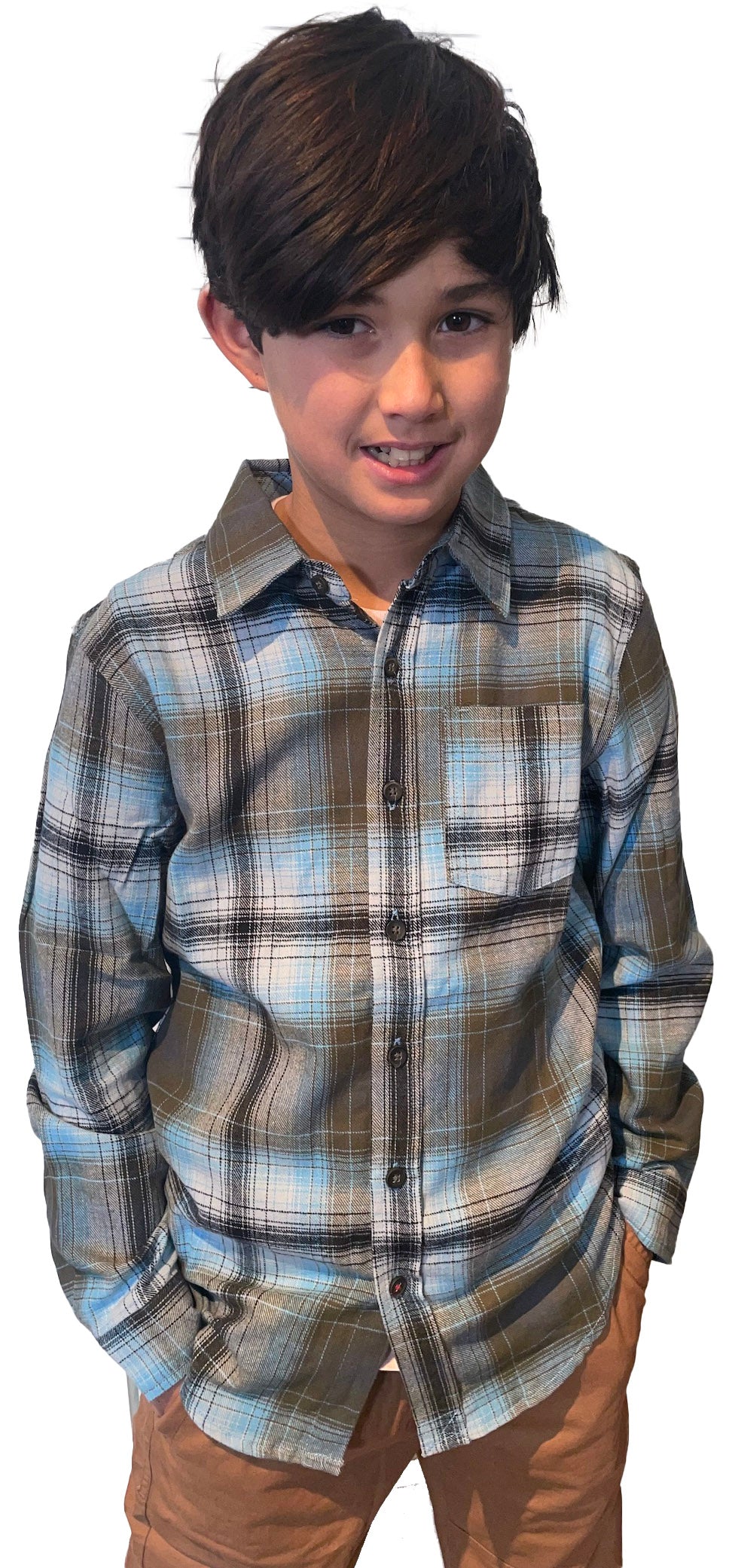 ROSSFORD FLANNEL SHIRT -BOYS