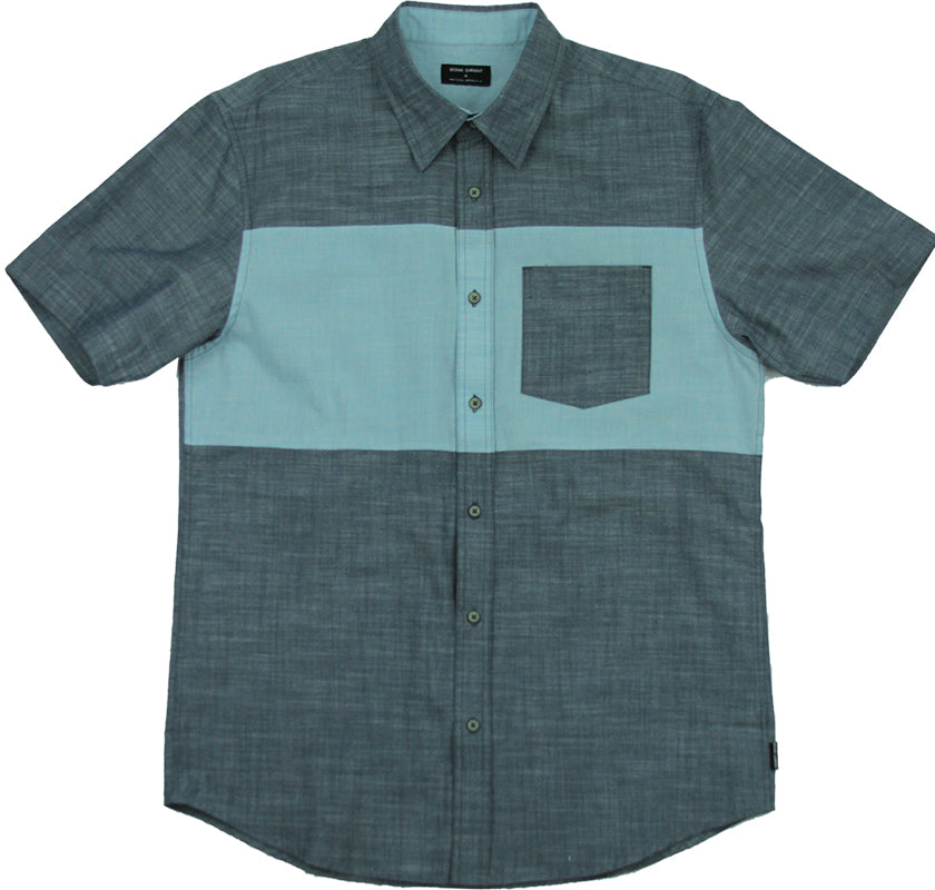 BIXBY INDIGO SHORT SLEEVE SHIRT (YOUNG MENS)